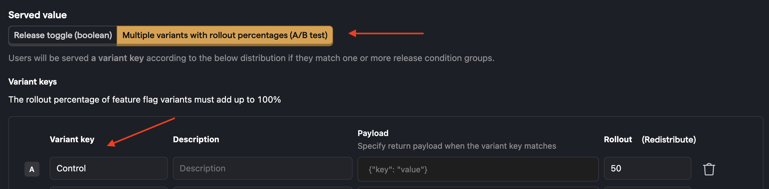 Reuse an existing feature flag for an experiment